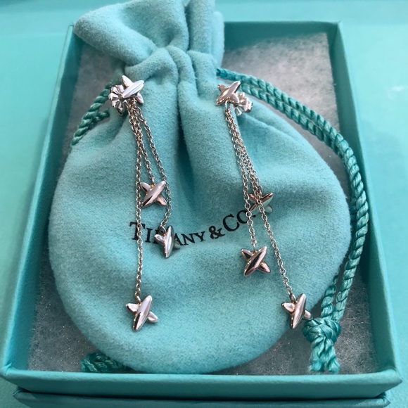 Tiffany & Co. Jewelry - Authentic Tiffany & Co. Signature X Drop Earrings